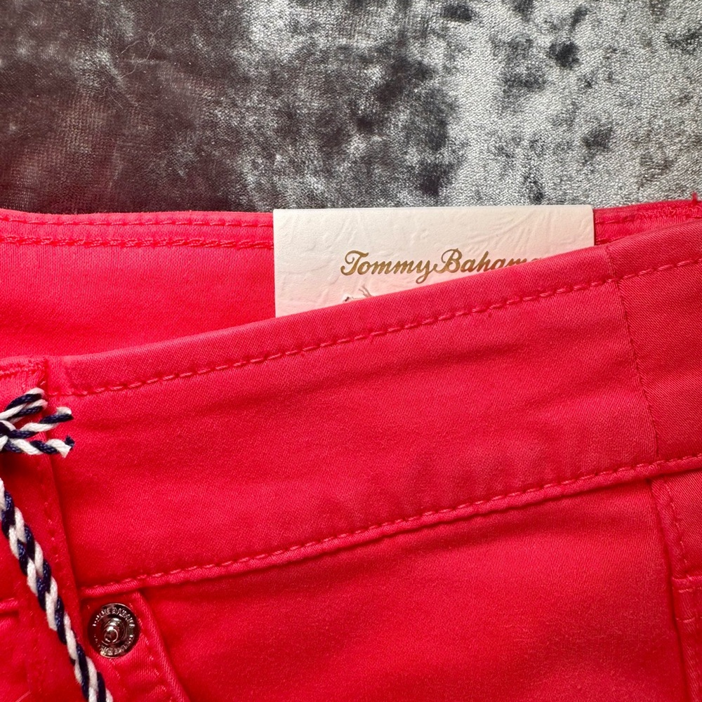 Tommy Bahama Boracay High-Rise ankle Jean in Paradise Pink- Size 10 - Picture 5 of 6